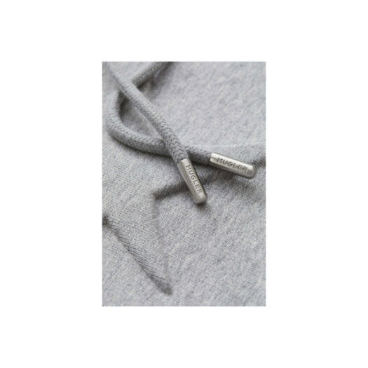 Mugler H&M Star-Motif Hoodie (Mens) Light Gray Melange