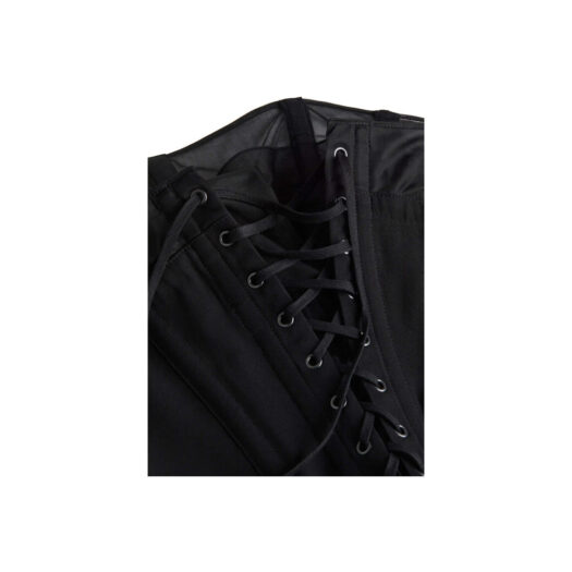 Mugler H&M Strapless Evening Gown Black