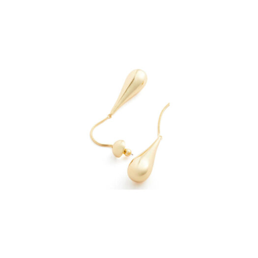 Mugler H&M Teardrop Earrings Gold-colored