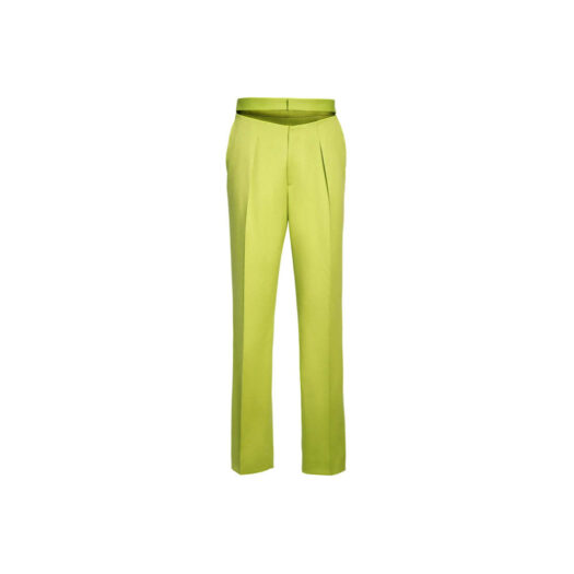 Mugler H&M Wool Cut-Out Pants (Mens) Acid Green