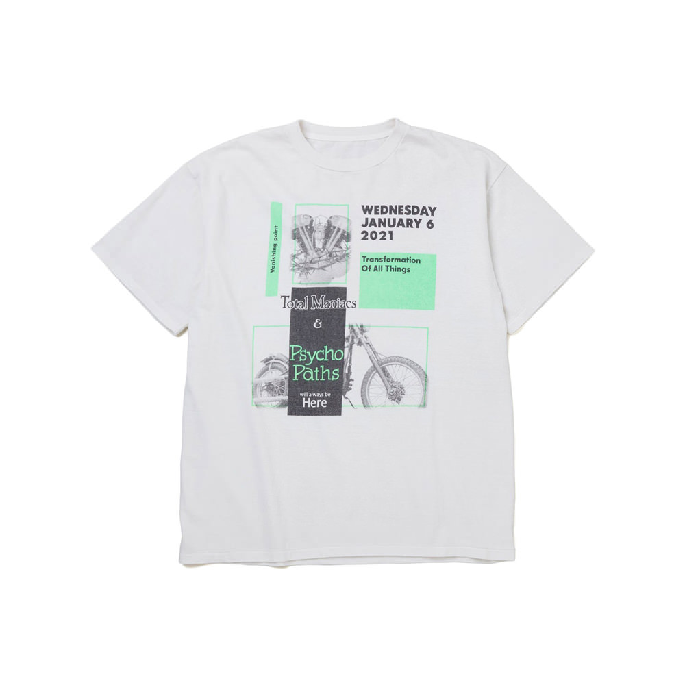 Neighborhood x Saint Mxxxxxx Psychopath S/S Tee White