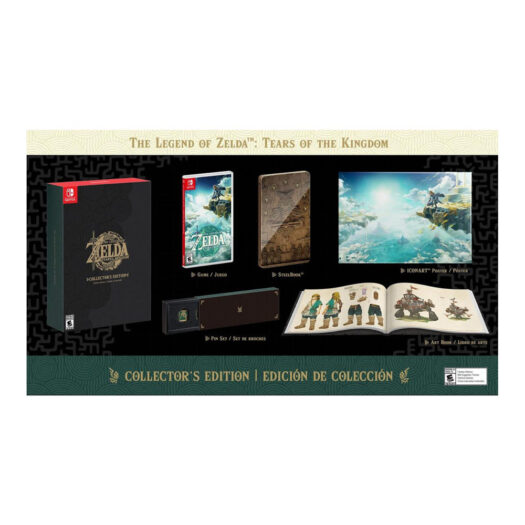 Nintendo Switch Legend of Zelda: Tears of the Kingdom Collector's Edition Video Game