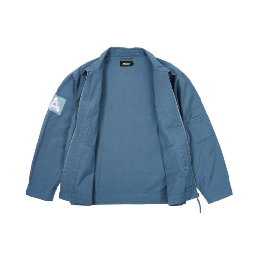 Palace Aviator Jacket Blue Stone