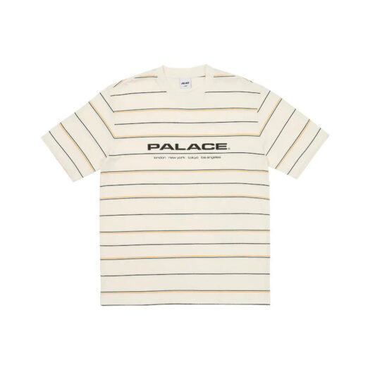 Palace City Striper T-Shirt White
