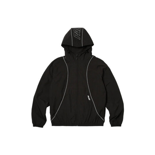 Palace Font Zip Shell Jacket Black/Black