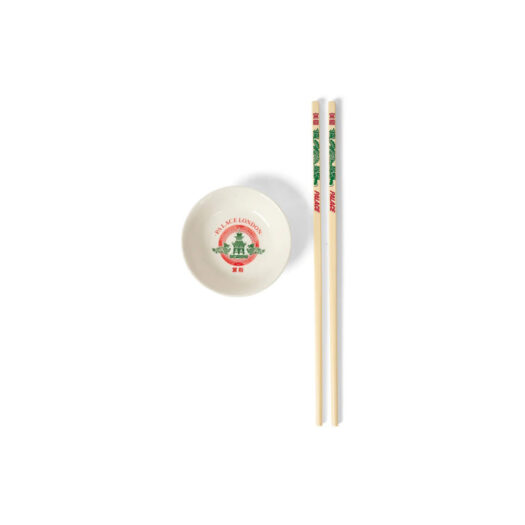 Palace Fortunate Chopsticks And Side Dish Set White