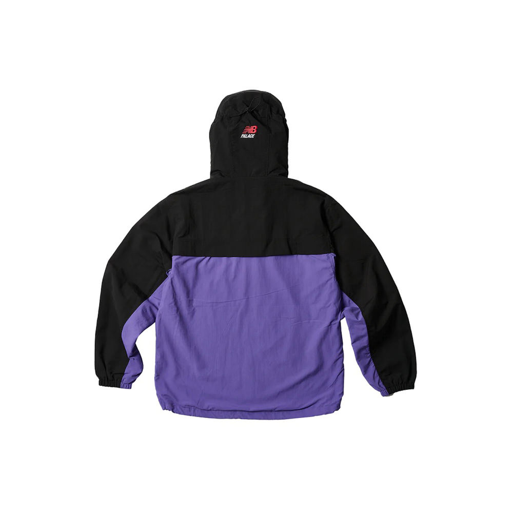 Palace x New Balance Pop Over Shell Jacket Black/PurplePalace x