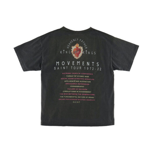 Saint Mxxxxxx Eyes T-Shirt Vintage Black