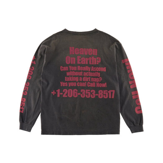 Saint Mxxxxxx Hollywood L/S T-Shirt Vintage Black