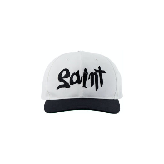 Saint Mxxxxxx Saint Logo Cap White Black