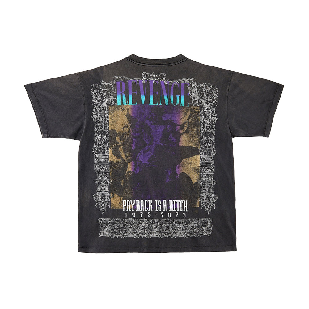 Saint Mxxxxxx x BerBerJin x GReeeeN Revenge Tee Vintage Black