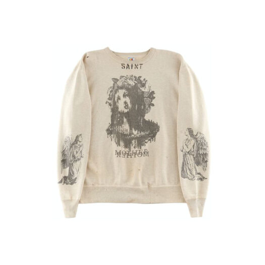 Saint Mxxxxxx x Kosuke Kawamura Mother Crewneck Sweatshirt Grey
