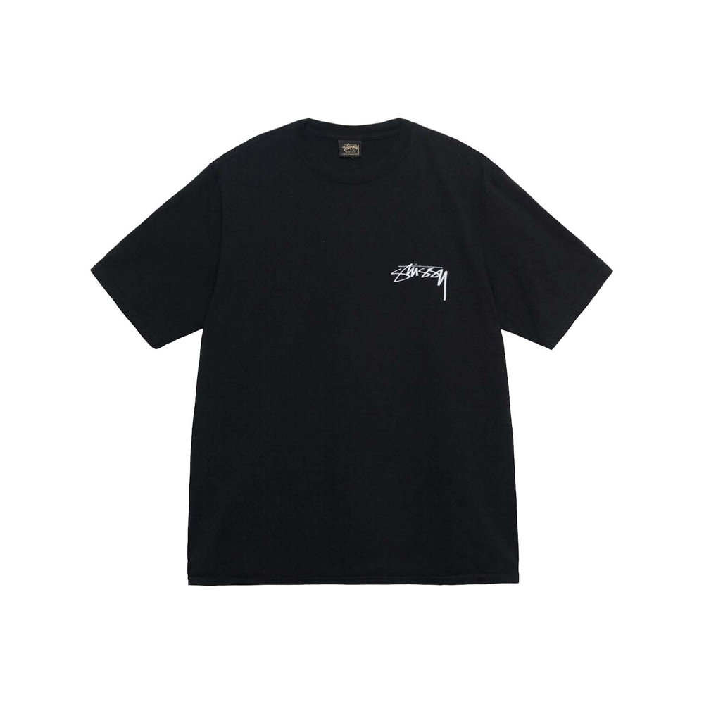 Stussy Our Legacy Dot Pigment Dyed Tee BlackStussy Our Legacy Dot ...