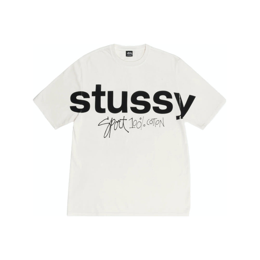 Stussy Sport 100% Pigment Dyed Tee Natural