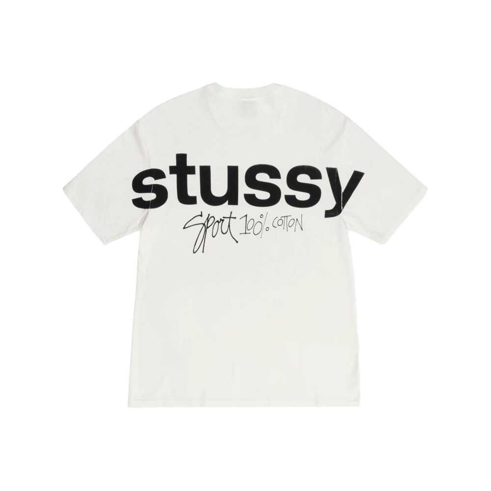 Stussy Sport 100% Pigment Dyed Tee NaturalStussy Sport 100