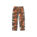 Stussy Spray Dye Big Ol’ Jeans Orange Camo