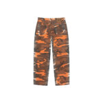 Stussy Spray Dye Big Ol’ Jeans Orange Camo