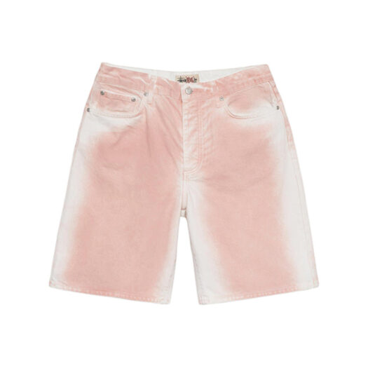 Stussy Spray Dye Big Ol' Shorts Faded Pink