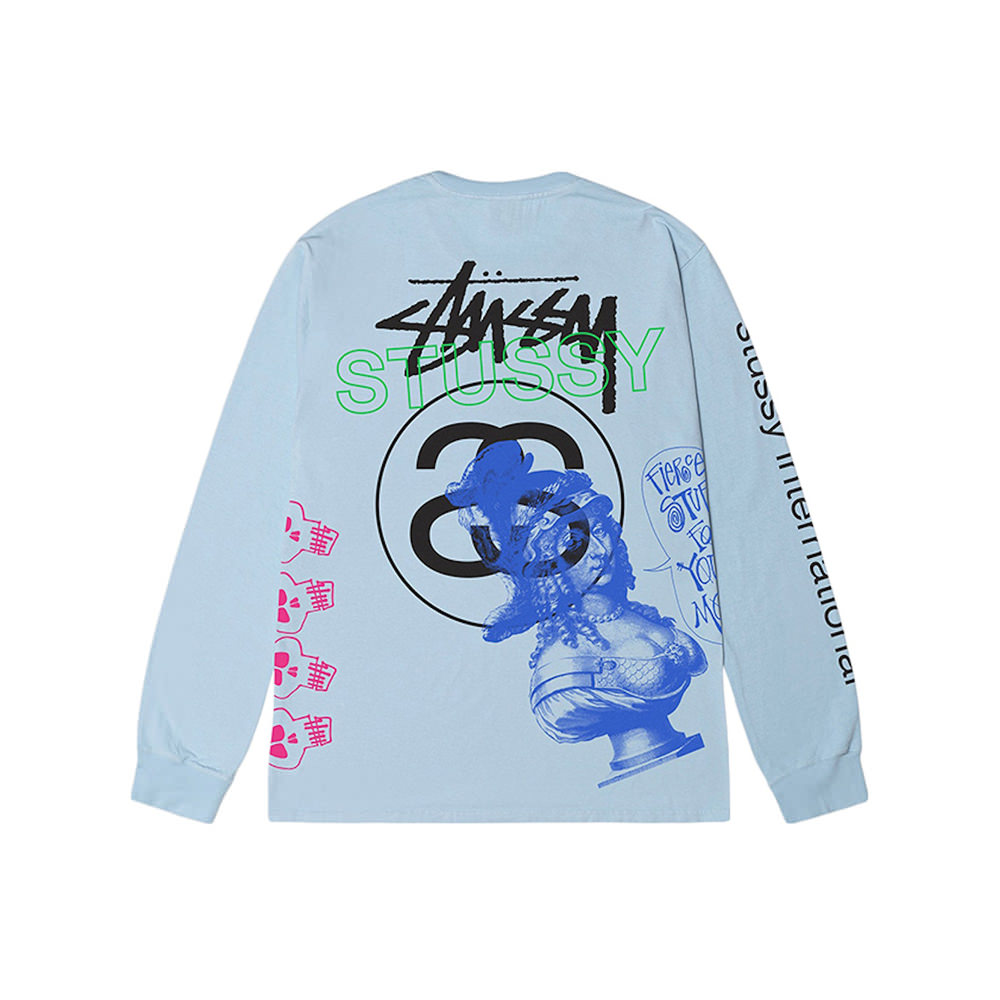 純正新作stussy STRIKE LS TEE PIGMENT DYED XXL トップス