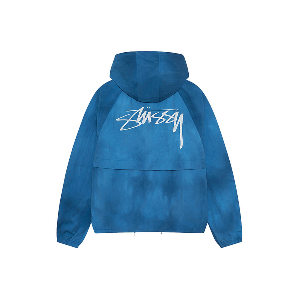 Stussy Wave Dye Beach Shell Jacket CobaltStussy Wave Dye Beach