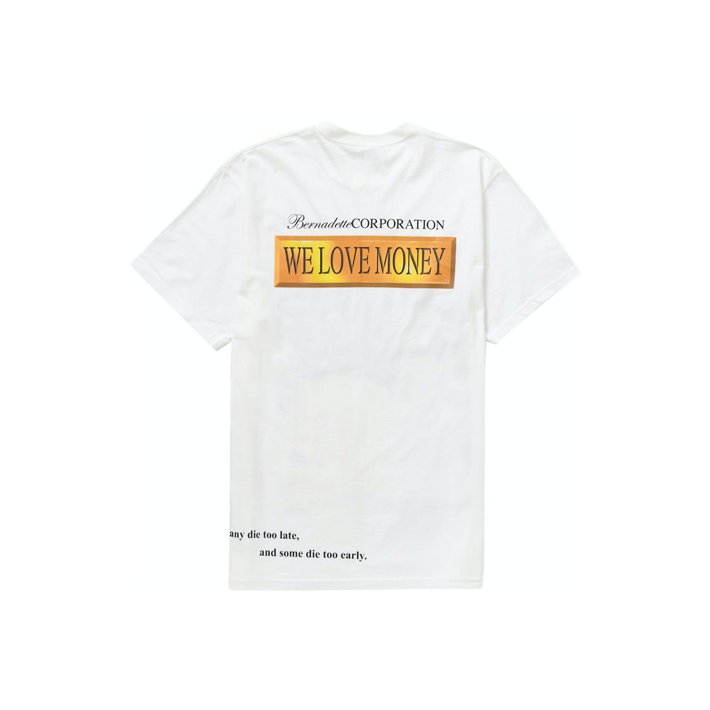 Supreme Bernadette Corporation Money Tee White