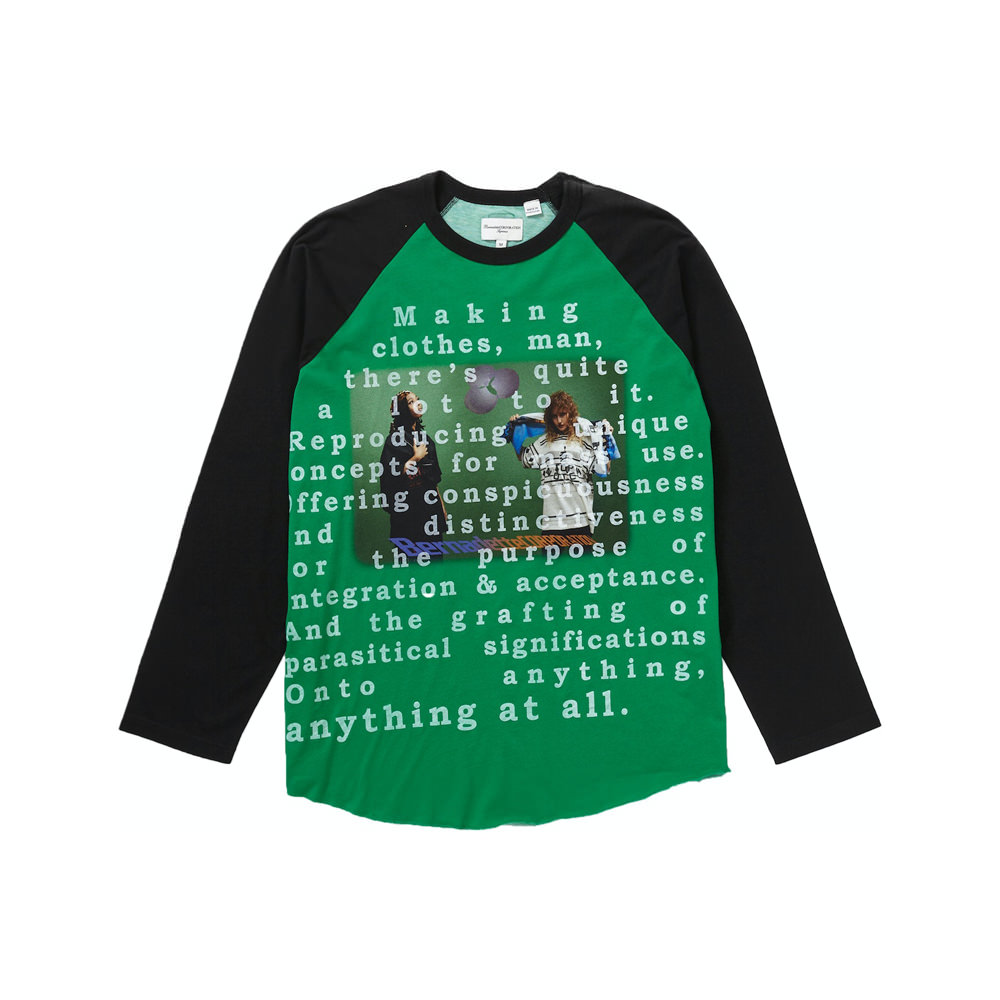 Supreme Bernadette Corporation Raglan L/S Top GreenSupreme