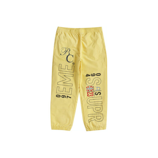 supreme dragon track pant yellow L | costaveras.com.br