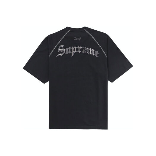 Supreme Coogi Raglan S/S Top Black