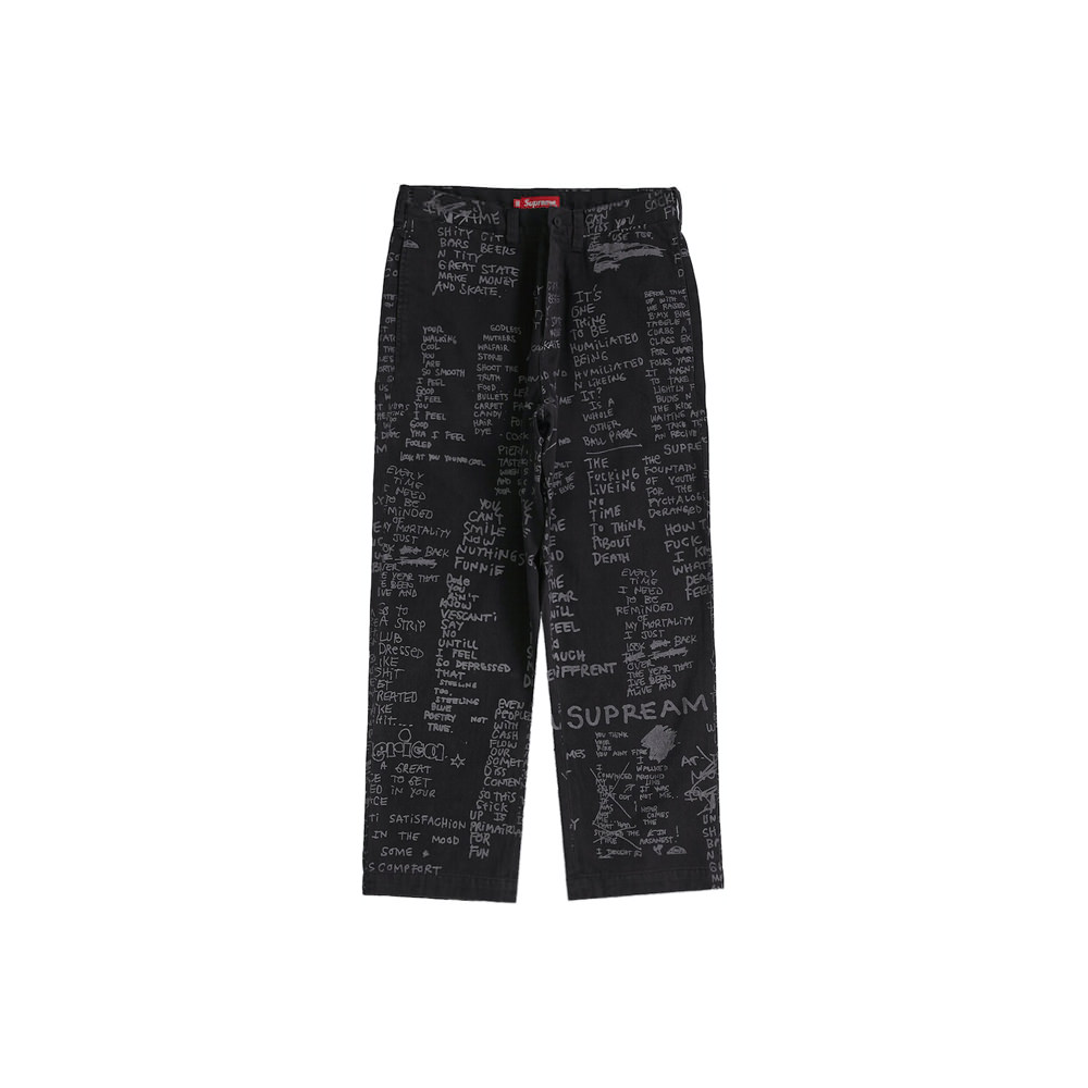 Supreme Gonz Poems Chino Pant Black