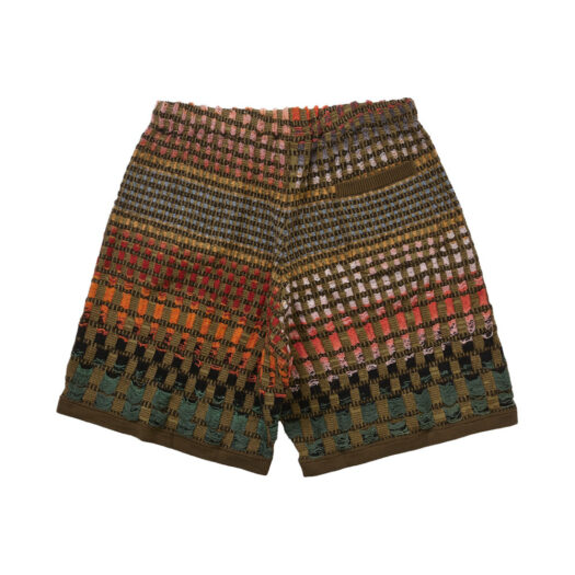 Supreme Gradient Grid Knit Short Brown