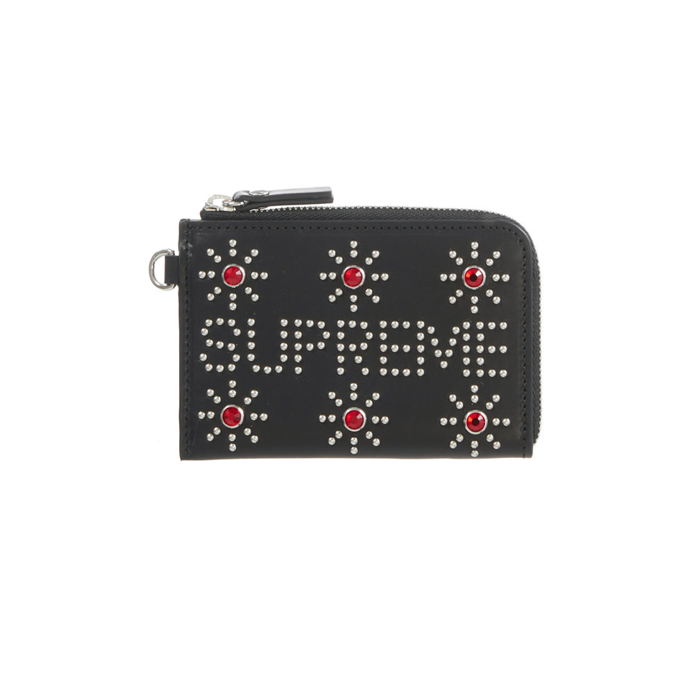 Supreme Hollywood Studded Wallet/Black-