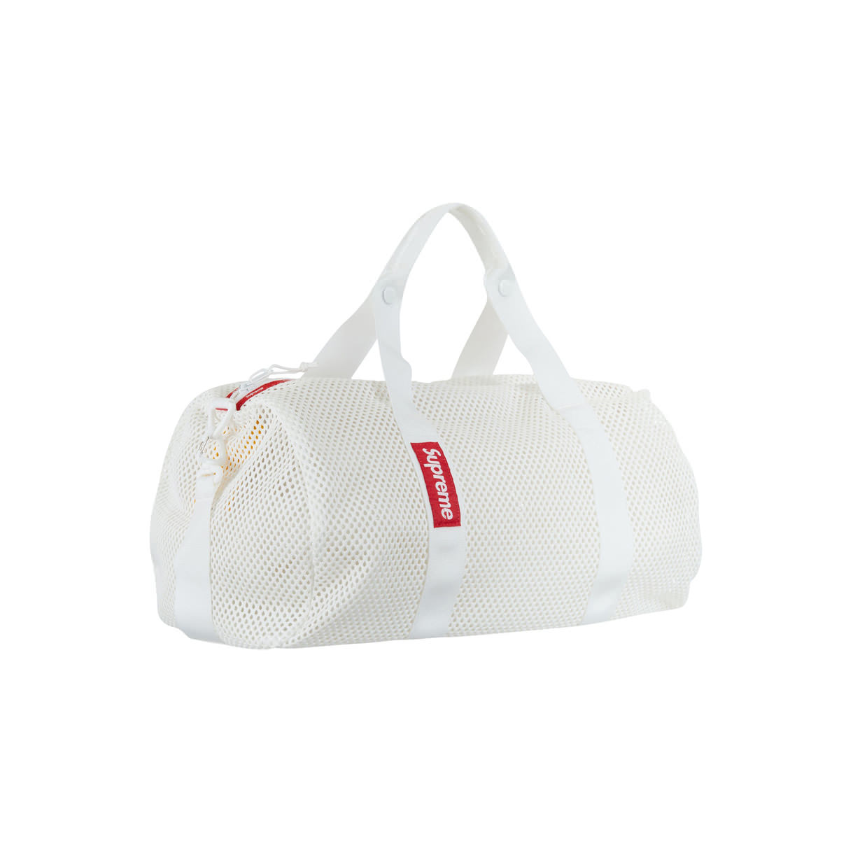 Supreme mesh duffle bag ss23 white-