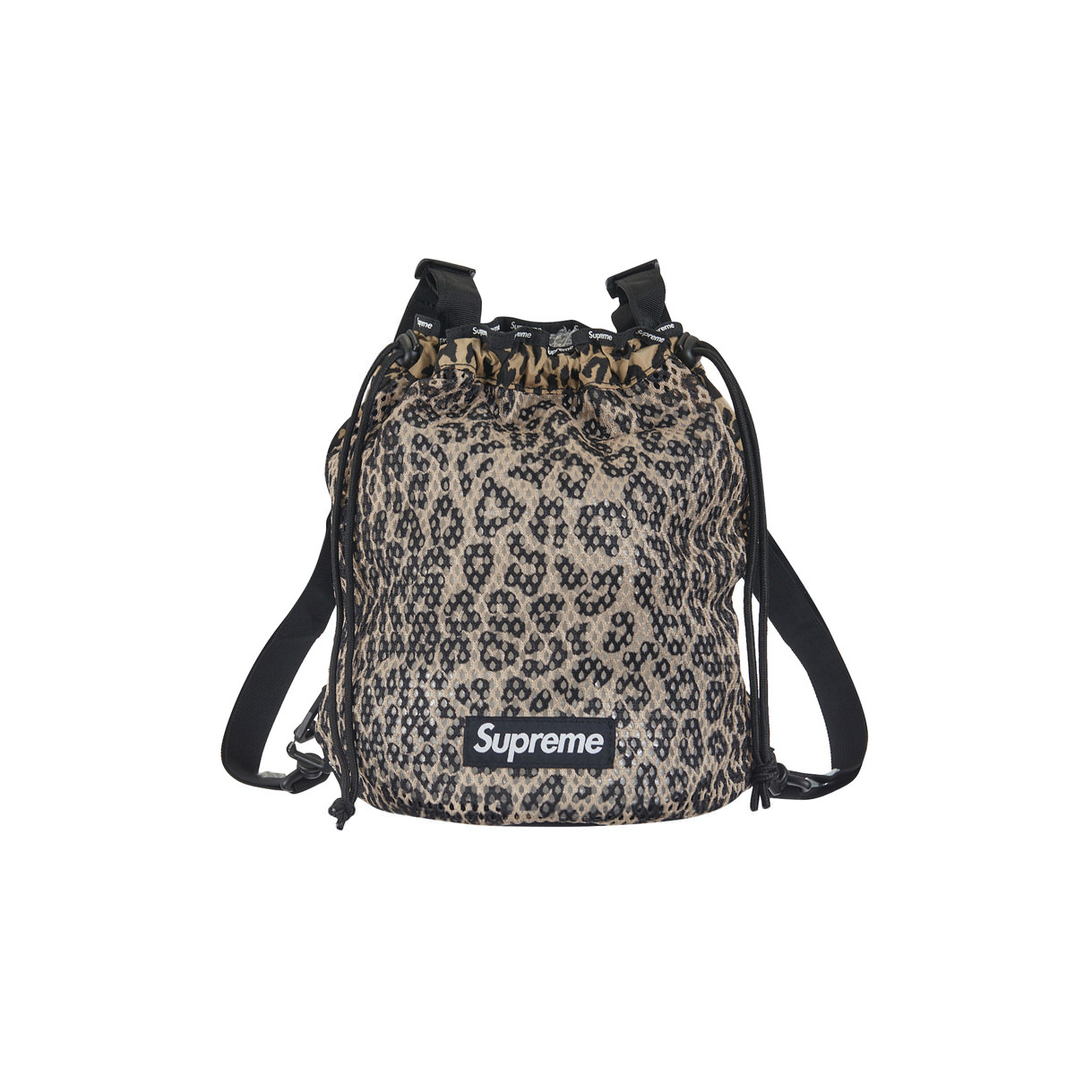 Supreme Mesh Small Backpack Leopard-