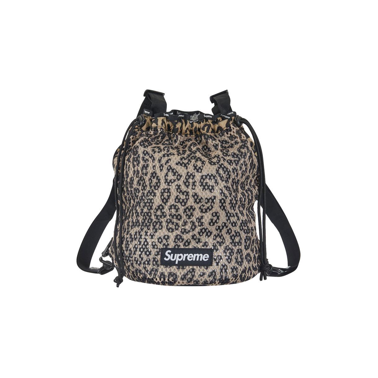 Supreme Mesh Small Backpack Leopard