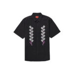 Supreme Needlepoint S/S Shirt Black