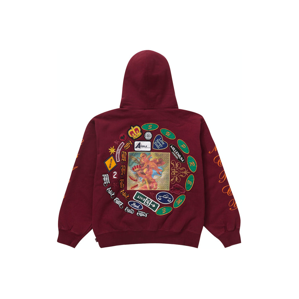 Supreme Pearl Hooded Sweatshirt Cardinal