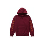 Supreme Patches Spiral Hooded Sweatshirt CardinalSupreme Patches