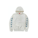 Supreme Patches Spiral Hooded Sweatshirt White