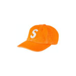 Supreme Pigment Canvas S Logo 6-Panel Orange