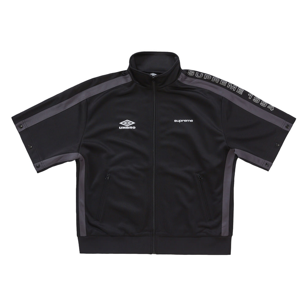 Supreme Umbro Snap Sleeve Jacket BlackSupreme Umbro Snap Sleeve