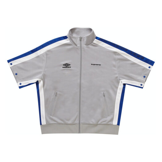 Supreme Umbro Snap Sleeve Jacket Light Grey