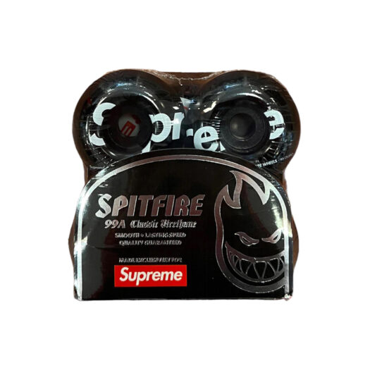 Supreme x Spitfire Shop Wheels Black