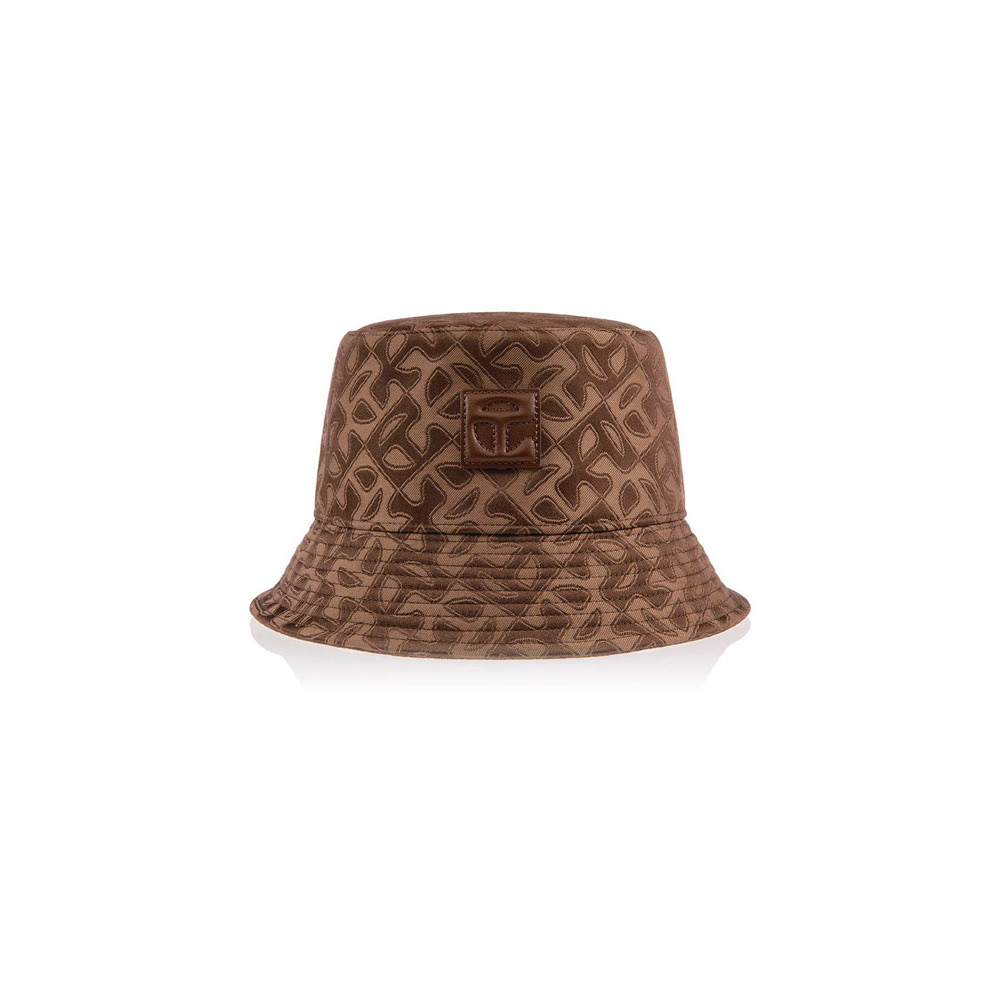 Jacquard Bucket Hat - Tan Monogram