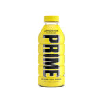 Prime Hydration with BCAA Blend for Muscle Recovery – Lemonade (12 Drinks, 16.9 Fl Oz. Each)