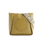STELLA MCCARTNEY Circle perforated-logo faux leather tote bag