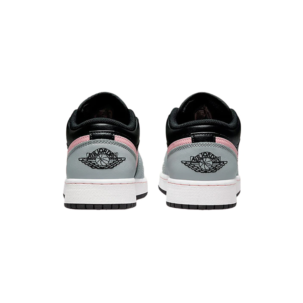jordan 1 black pink low
