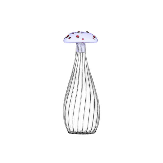 The Alice Collection mushroom-lid borosilicate glass bottle 36cm