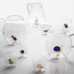 ICHENDORF The Garden Picnic Collection snail-embellished borosilicate glass tumbler 8cm