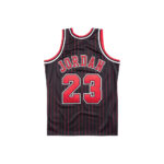 Mitchell & Ness Michael Jordan Chicago Bulls 1996-97 Alternate Authentic NBA Jersey Black/Red/White
