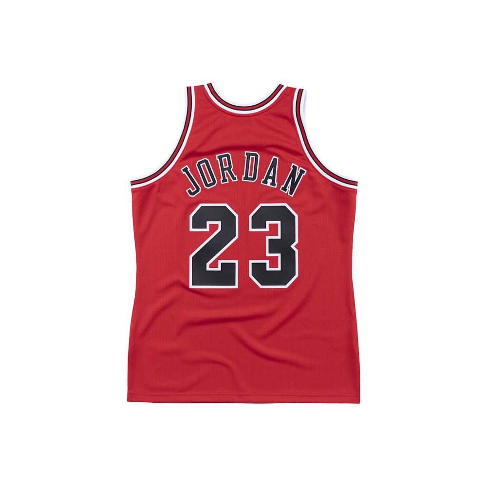 Mitchell and Ness x NBA Men Chicago Bulls Michael Jordan Jersey - Home 97 (White)